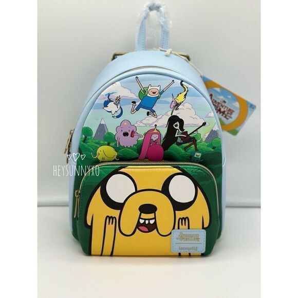 Loungefly Adventure Time Characters Mini Backpack - Picture 1 of 5